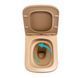 Унитаз подвесной Tern Ultra Quiet 490&times;365&times;325&nbsp;мм, Beige, с сиденьем Slim Duroplast / Soft-close / Quick Release QT17332303ASSB Qtap