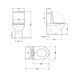 Унитаз-компакт Qtap Robin Ultra Quiet безободковый с сиденьем Soft-close QT13226089AW