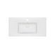 Раковина Qtap Albatross E49 1000х490х200 White с донным клапаном QT01119100E49W