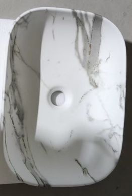 Раковина накладна MIXXUS PREMIUM DIVERSE-0114 MARBLE 455х325х135mm (MP6545)