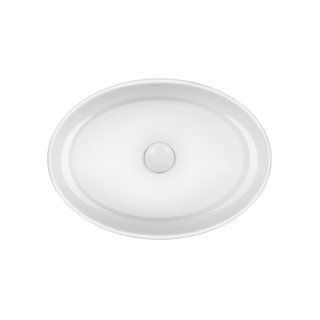 Раковина-чаша Qtap Kolibri 500x360x140 White с донным клапаном QT10113054W