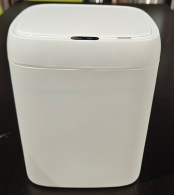 Мусорное ведро сенсорное прямоугольное Mixxus Wave-TC0212 White 12 л (цвет белый) (MI8403)