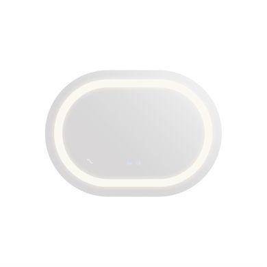 Дзеркало Qtap Gemini 500х700 з LED-підсвічуванням Touch, з антизапотіванням, з диммером, рег. темп. кольори (3000-6500K) Reverse QT2578R5070