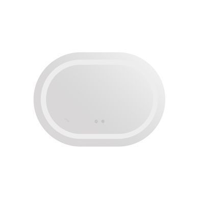 Дзеркало Qtap Gemini 500х700 з LED-підсвічуванням Touch, з антизапотіванням, з диммером, рег. темп. кольори (3000-6500K) Reverse QT2578R5070