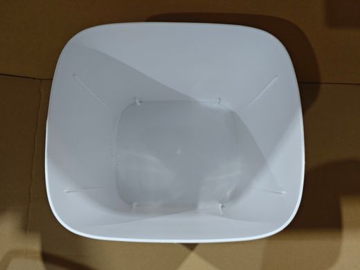 Мусорное ведро сенсорное прямоугольное Mixxus Wave-TC0212 White 12 л (цвет белый) (MI8403)