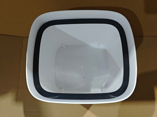 Мусорное ведро сенсорное прямоугольное Mixxus Wave-TC0212 White 12 л (цвет белый) (MI8403)