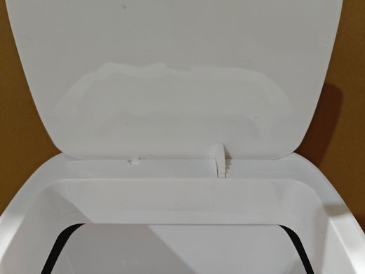 Мусорное ведро сенсорное прямоугольное Mixxus Wave-TC0212 White 12 л (цвет белый) (MI8403)
