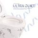 Унитаз подвесной Robin Ultra Quiet 490&times;365&times;325&nbsp;мм, Marble, с сиденьем Slim Duroplast / Soft-close / Quick Release QT13332381АSMR Qtap