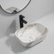 Раковина накладна MIXXUS PREMIUM DIVERSE-0114 MARBLE 455х325х135mm (MP6545)