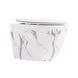 Унитаз подвесной Robin Ultra Quiet 490&times;365&times;325&nbsp;мм, Marble, с сиденьем Slim Duroplast / Soft-close / Quick Release QT13332381АSMR Qtap