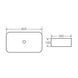 Раковина-чаша Qtap Tern 605x350x140 White с донным клапаном QT17112270W