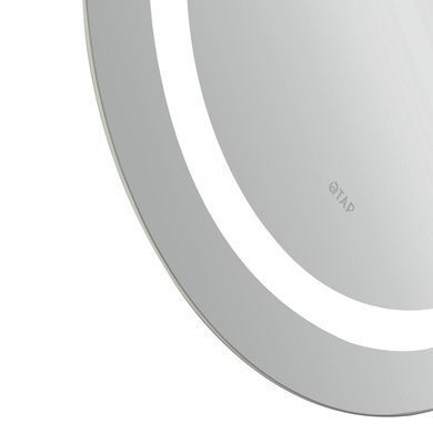Зеркало Qtap Gemini 650х900 с LED-подсветкой Touch, с антизапотеванием, с диммером, рег. темп. цвета (3000-6500K) Reverse QT2578R6590
