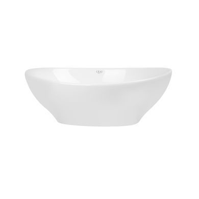 Раковина-чаша Qtap Dove 420x330x150 White с донным клапаном QT06113078W