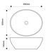 Раковина накладна MIXXUS PREMIUM ELLIPSE-0108 EDGE BLACK 400х330х145mm (MP6527)