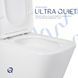 Унитаз напольный Qtap Tern Ultra Quiet безободковый с сиденьем Soft-Close QT17226003AW White