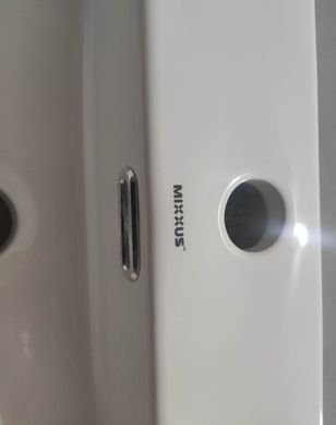 Раковина підвісна Mixxus Premium QUADRO-0205 410х360х130mm з отвором під змішувач та переливом (MP6508)