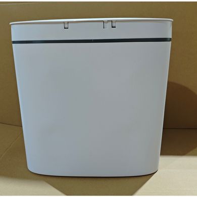 Мусорное ведро сенсорное овальное Mixxus Flat-TC0109 White 9 л цвет белый (MI7074)
