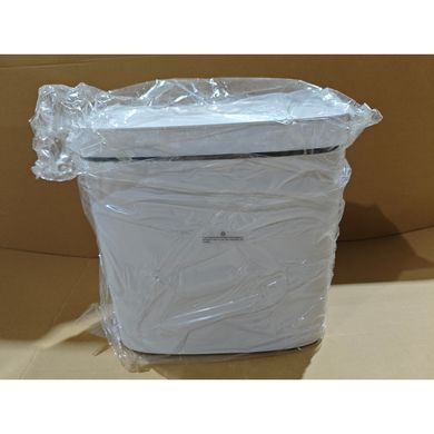 Мусорное ведро сенсорное овальное Mixxus Flat-TC0109 White 9 л цвет белый (MI7074)