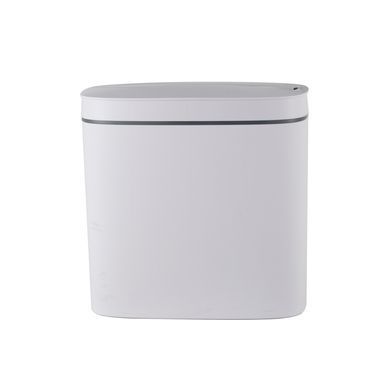 Мусорное ведро сенсорное овальное Mixxus Flat-TC0109 White 9 л цвет белый (MI7074)