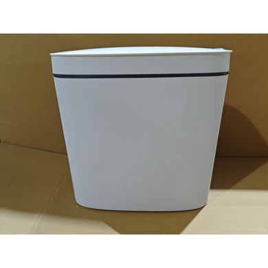 Мусорное ведро сенсорное овальное Mixxus Flat-TC0109 White 9 л цвет белый (MI7074)