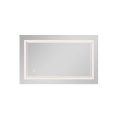 Дзеркало Qtap Cardinal (CA1) 800х500 з LED-підсвічуванням Touch, з антизапітнінням, з диммером, рег. темп. кольори (3000-6500K) Reverse QT0478C5080