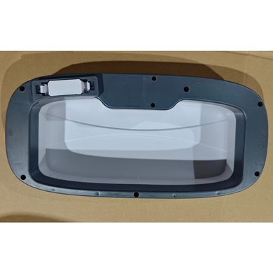 Мусорное ведро сенсорное овальное Mixxus Flat-TC0109 White 9 л цвет белый (MI7074)