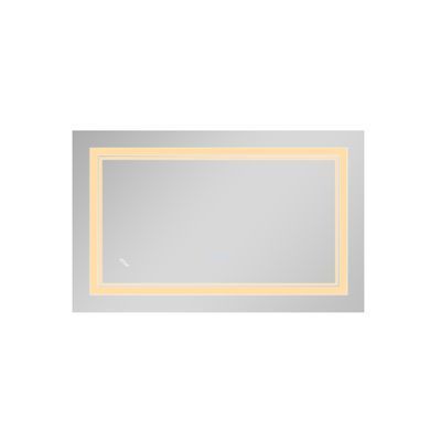 Дзеркало Qtap Cardinal (CA1) 800х500 з LED-підсвічуванням Touch, з антизапітнінням, з диммером, рег. темп. кольори (3000-6500K) Reverse QT0478C5080