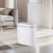 Мусорное ведро сенсорное овальное Mixxus Flat-TC0109 White 9 л цвет белый (MI7074)