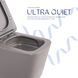 Унитаз подвесной Tern Ultra Quiet 490&times;365&times;325&nbsp;мм, Stone Grey, с сиденьем Slim Duroplast / Soft-close / Quick Release QT17332303ASSG Qtap
