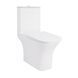 Унитаз-компакт Qtap Presto Quadro безободковый с сиденьем Soft-close QT24221215AW