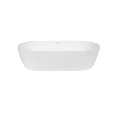 Раковина-чаша Qtap Aquarius 465x375x120 White с донным клапаном QT21112185W