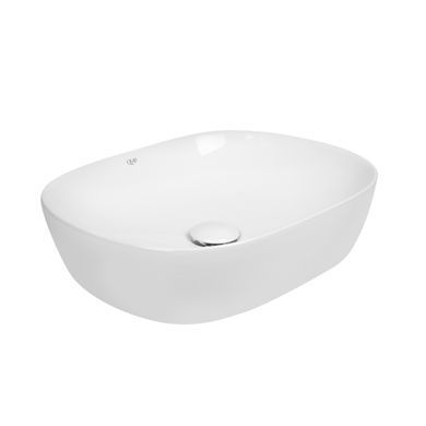 Раковина-чаша Qtap Aquarius 465x375x120 White с донным клапаном QT21112185W