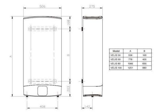 Водонагрівач ARISTON ABS VLS EVO PW 80