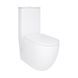 Унитаз напольный Qtap Robin New Ultra Quiet безободковый с сиденьем Soft-Close WHITE QT13226083AW