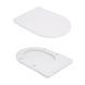Унитаз напольный Qtap Robin New Ultra Quiet безободковый с сиденьем Soft-Close WHITE QT13226083AW