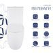 Унитаз напольный Qtap Robin New Ultra Quiet безободковый с сиденьем Soft-Close WHITE QT13226083AW