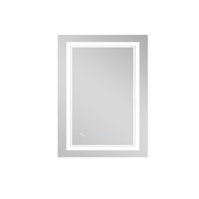 Дзеркало Qtap Cardinal 600х800 з LED-підсвічуванням Touch, з антизапітнінням, з диммером, рег. темп. кольори (3000-6500K) Reverse QT0478C6080