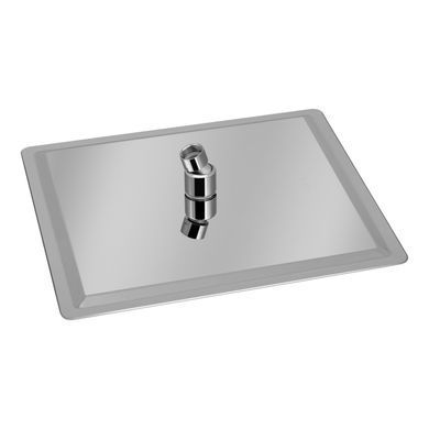 Лійка для верхнього душу Lidz Niagara 225 250x250 мм прямокутна LDNIA225NKS32452 Nickel