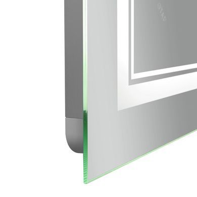 Дзеркало Qtap Cardinal 600х800 з LED-підсвічуванням Touch, з антизапітнінням, з диммером, рег. темп. кольори (3000-6500K) Reverse QT0478C6080