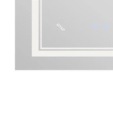 Дзеркало Qtap Cardinal 600х800 з LED-підсвічуванням Touch, з антизапітнінням, з диммером, рег. темп. кольори (3000-6500K) Reverse QT0478C6080