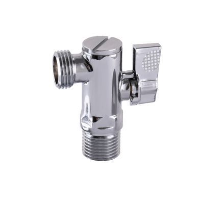 Кран кульовий кутовий з фільтром SOLOMON 1/2&Prime;x3/4&Prime; А7041(7043)