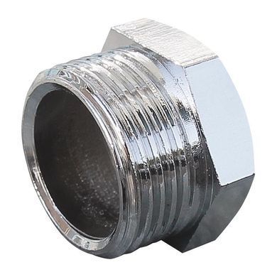 Заглушка з зовнішньою різьбою SOLOMON 1/2&Prime; хром 4001