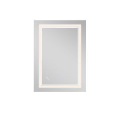 Дзеркало Qtap Cardinal 600х800 з LED-підсвічуванням Touch, з антизапітнінням, з диммером, рег. темп. кольори (3000-6500K) Reverse QT0478C6080