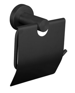 Черный держатель туалетной бумаги Globus Lux