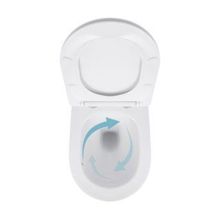 Унитаз подвесной Qtap Jay безободковый Ultra Quiet с сиденьем Soft-close QT07335177W