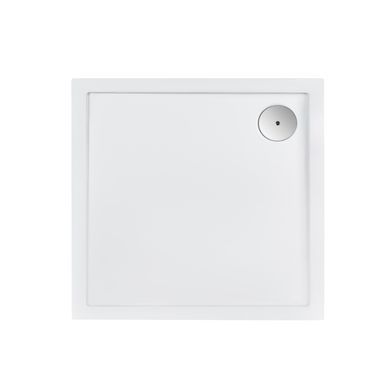 Набор Qtap душевая кабина Presto CRM1088SP5 Pear 1970x800x800 мм + поддон Tern 308812C 80x80x12 см с сифоном