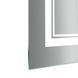 Дзеркало Qtap Cardinal (CA1) 1000х800 з LED-підсвічуванням Touch, з антизапотіванням, з диммером, рег. темп. кольори (3000-6500K) QT0478C10080
