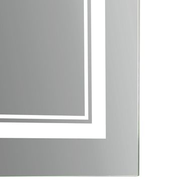 Дзеркало Qtap Cardinal 1200х800 з LED-підсвічуванням Touch, з антизапітнінням, з диммером, рег. темп. кольори (3000-6500K) QT0478C12080