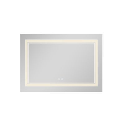 Дзеркало Qtap Cardinal 1200х800 з LED-підсвічуванням Touch, з антизапітнінням, з диммером, рег. темп. кольори (3000-6500K) QT0478C12080