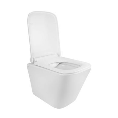 Набор Qtap инсталляция 3 в 1 Nest QT0133M425 с панелью смыва линейной QT0111M08V1384W + унитаз с сиденьем Tern QT1733052ERW